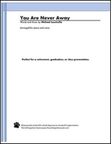 You Are Never Away Unison choral sheet music cover